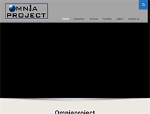 Tablet Screenshot of omniaproject.com